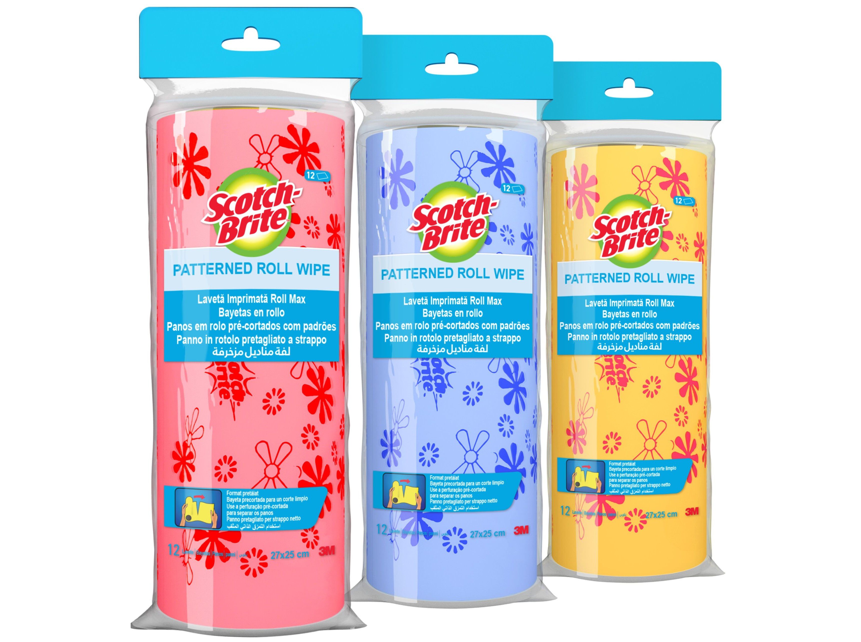 PANO MULTIUSOS SCOTCH-BRITE ROLO PR&Eacute; CORTADO 12UN image number 4