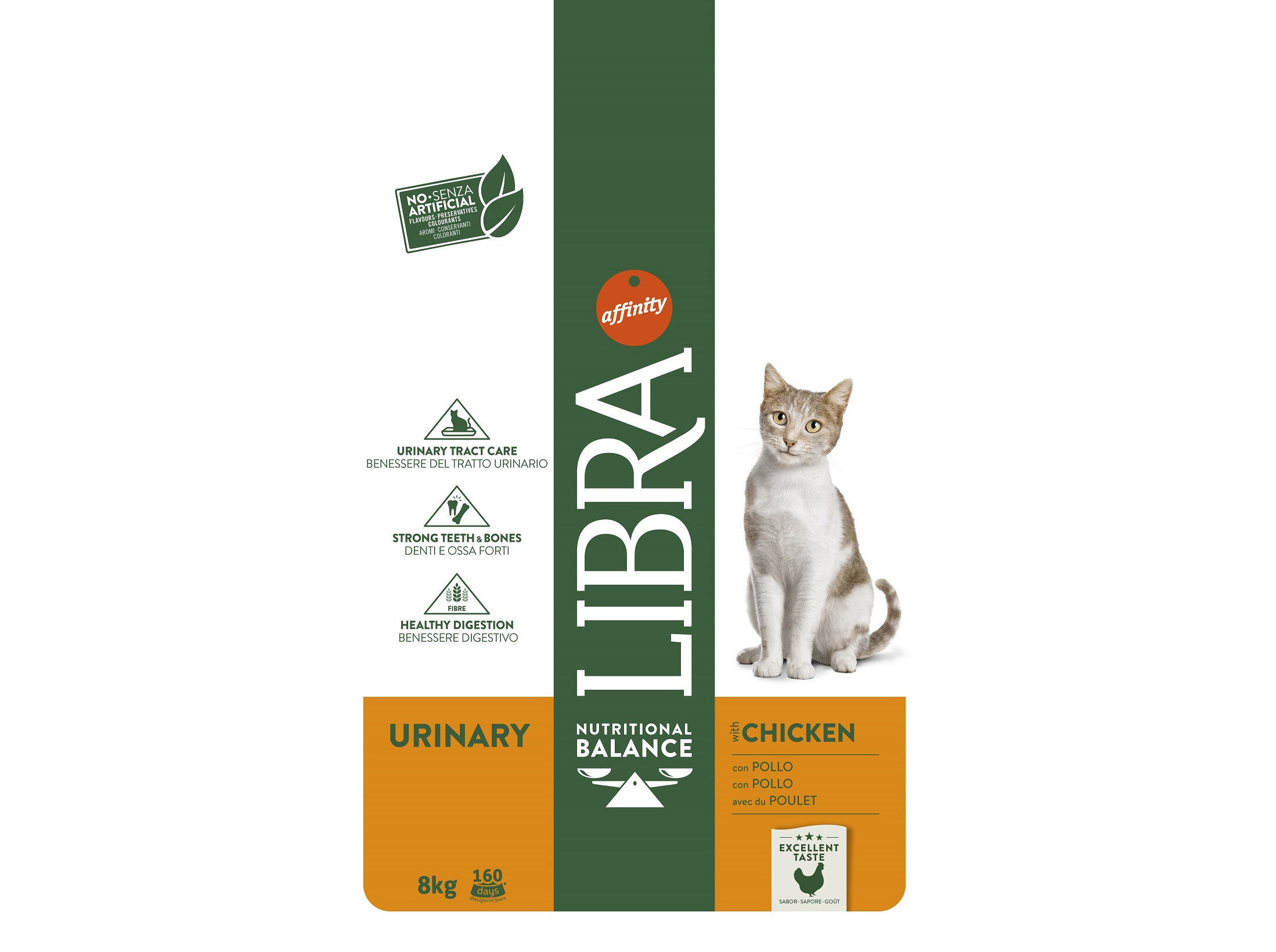 RA&Ccedil;&Atilde;O GATO LIBRA URINARY FRANGO 8KG