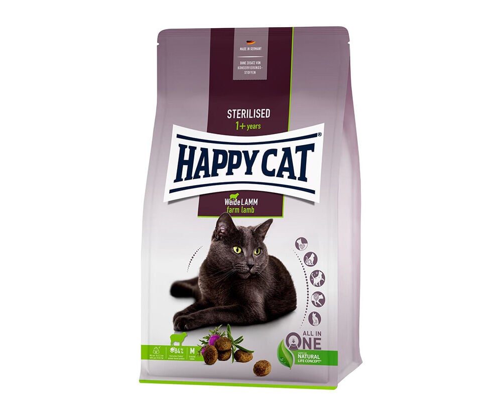 RA&Ccedil;&Atilde;O GATO HAPPY CAT ESTERILIZADO BORREGO 1.3KG image number 0