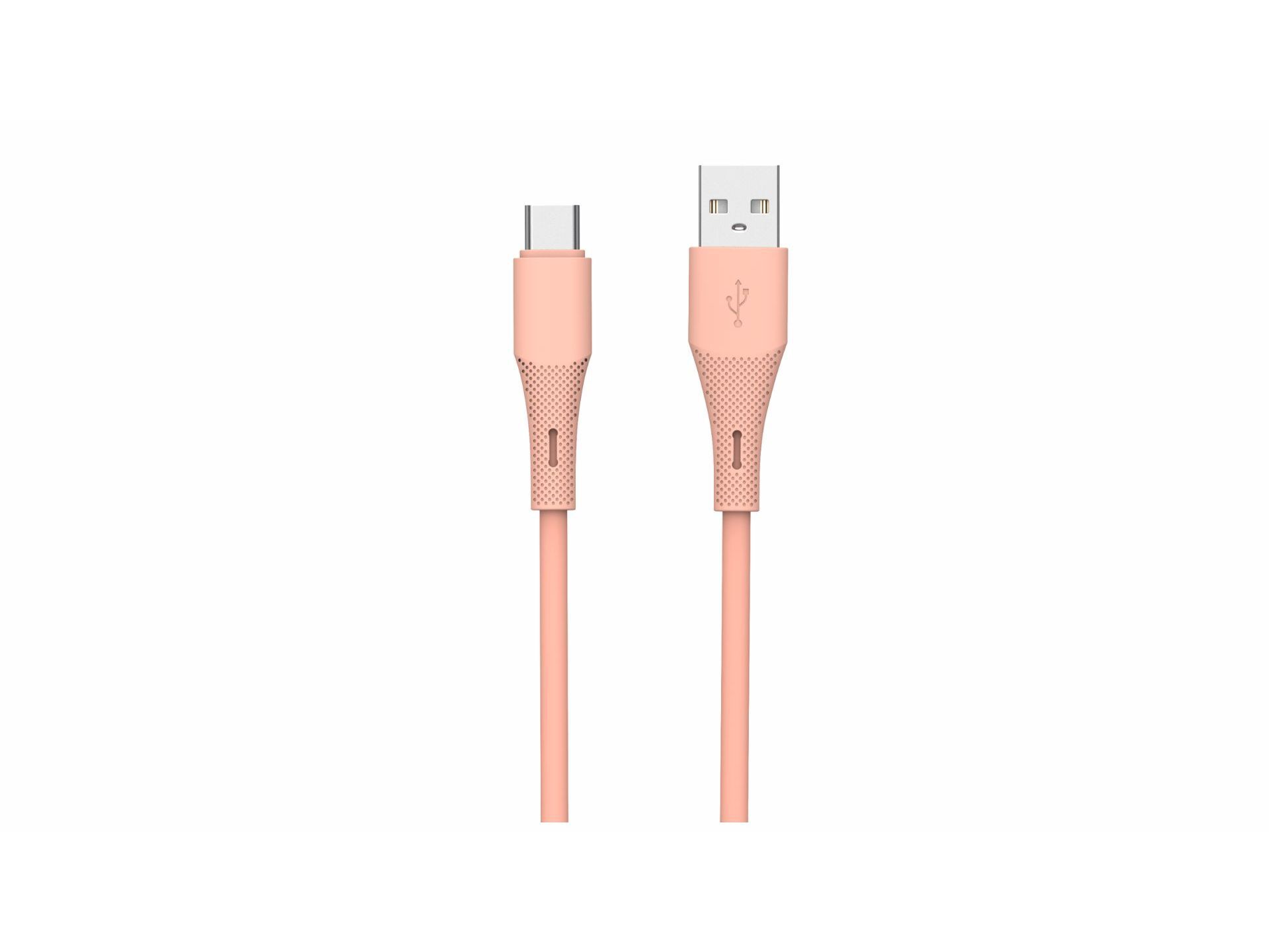 CABO SILICONE 1M QILIVE 600184527 ROSA USBA TO USB