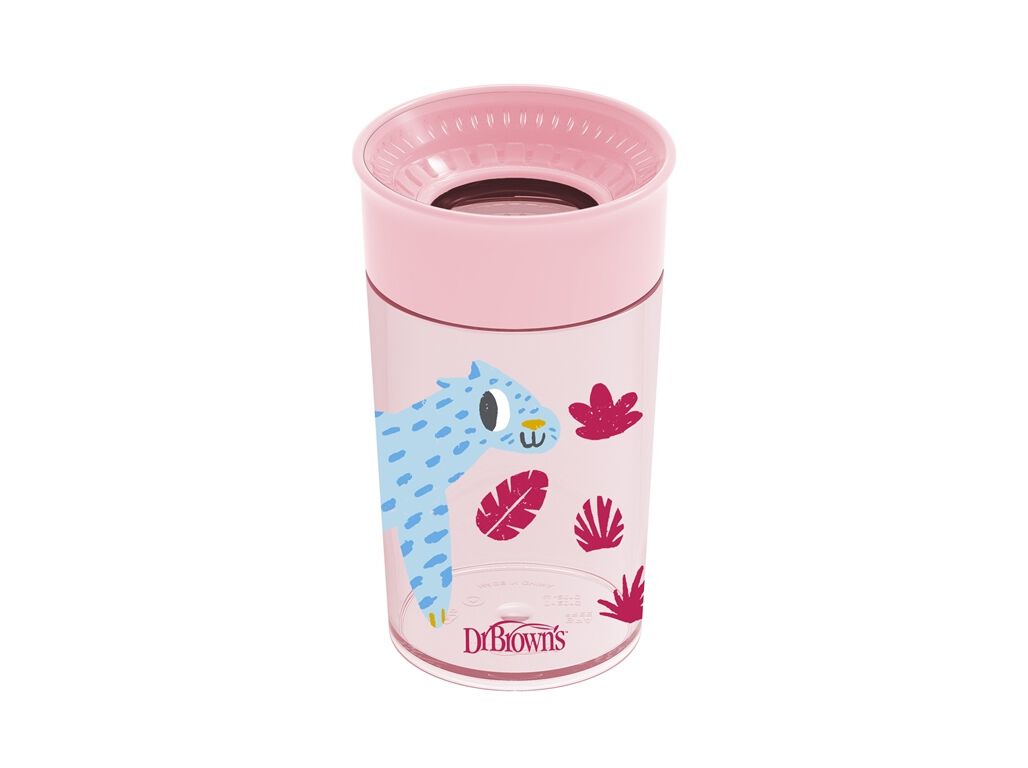 COPO TRANSI&Ccedil;&Atilde;O DR. BROWN'S 360 S/ PEGAS ROSA 300ML 1UN image number 0