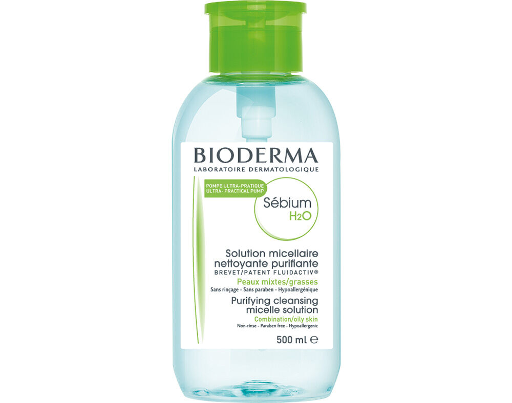 &Aacute;GUA MICELAR BIODERMA SEBIUM 500ML PUMP REVERSE