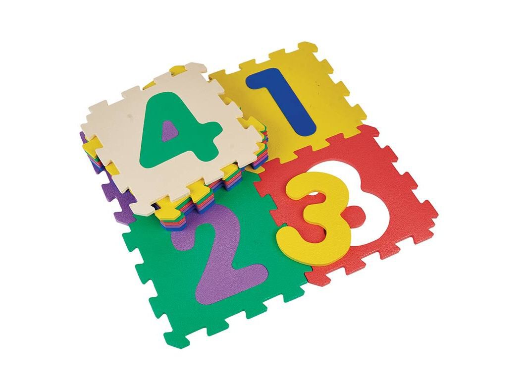 PUZZLE ESPUMA N&Uacute;MEROS ONE TWO FUN 10 PE&Ccedil;AS 30X30X1CM image number 1