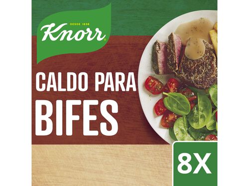 CALDO KNORR PARA BIFES 8 CUBOS 80G image number 0