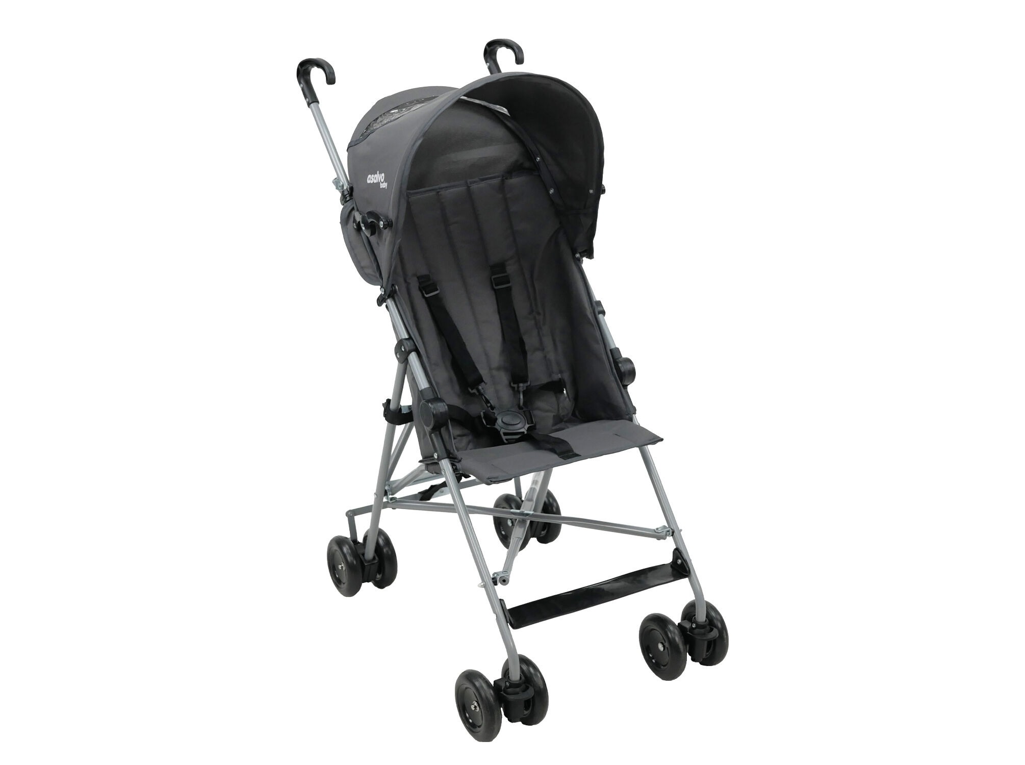 CARRINHO DE BEB&Eacute; ASALVO MOVING PRETO 94X46X66CM image number 1