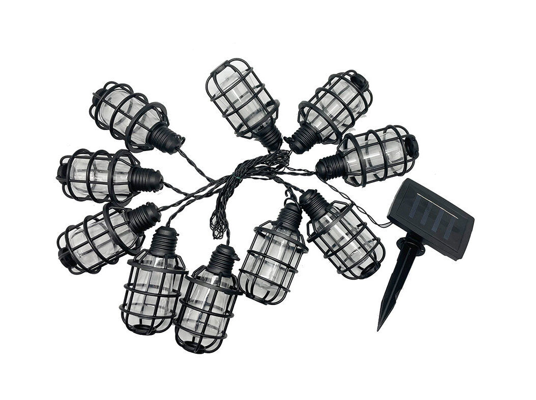 GRINALDA COM LUZ SOL GARDENSTAR 3.8M 10 L&Acirc;MPADAS LED image number 0