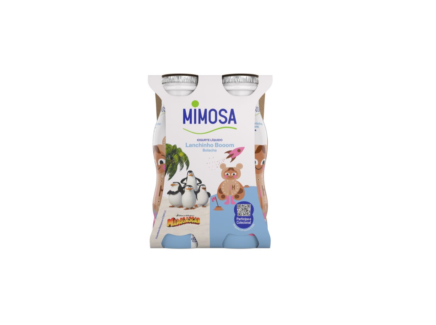 IOGURTE LIQUIDO MIMOSA BOLACHA INFANTIL 4X151 ML image number 1