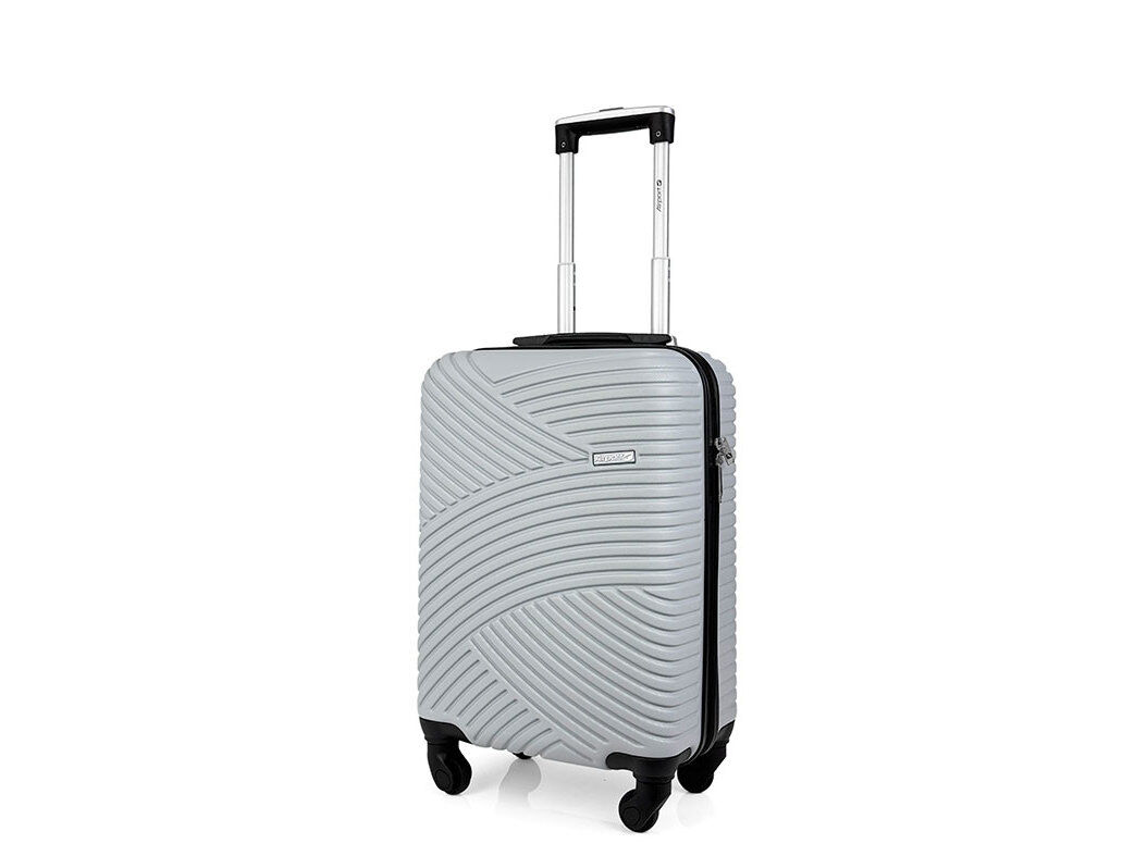 MALA DE CABINE R&Iacute;GIDA AIRPORT GINKO CINZENTO COM 4 RODAS 55 X 35 X 20 CM
