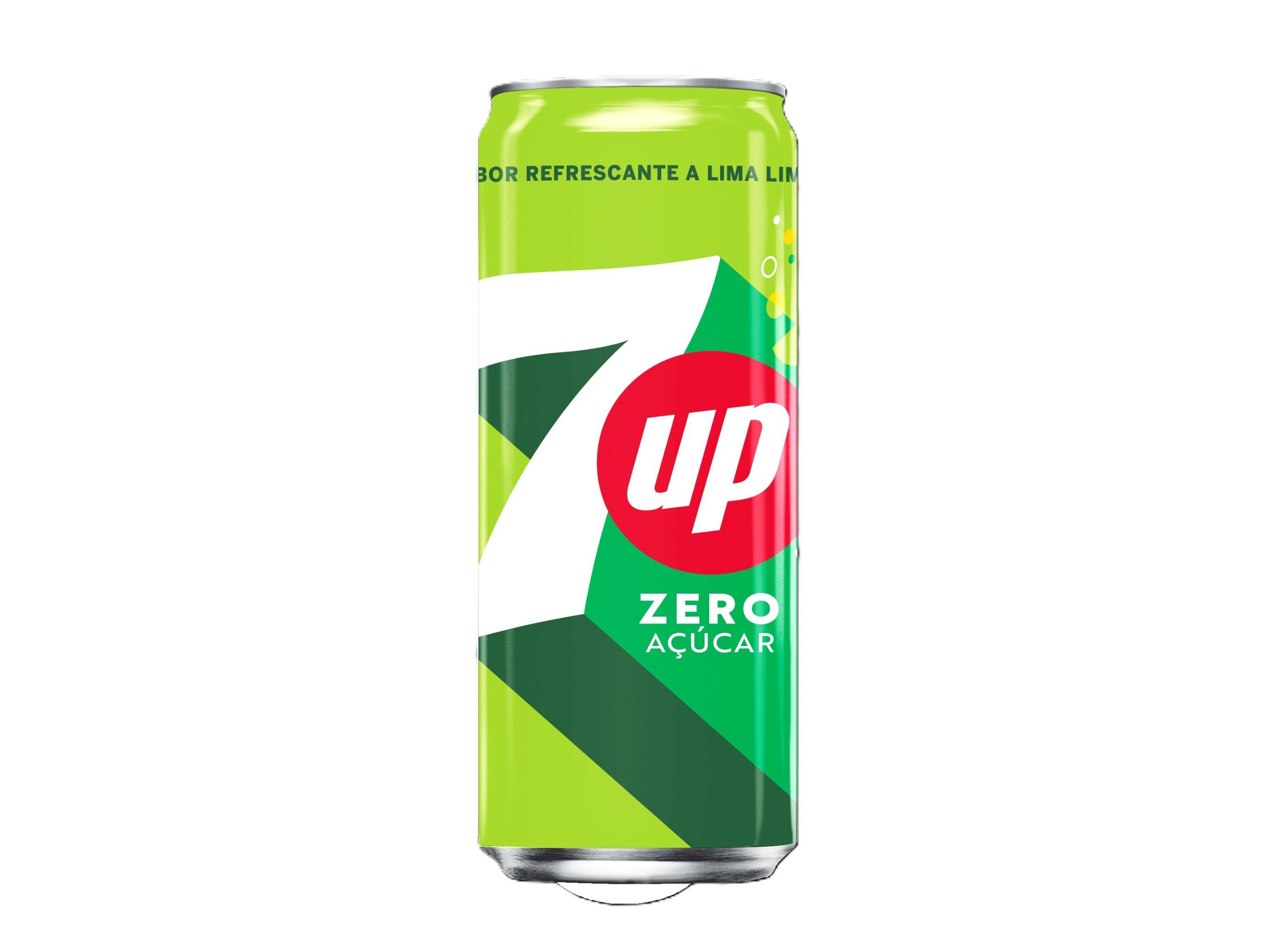 REFRIGERANTE C/ G&Aacute;S 7UP ZERO LATA 0.33L (SDR) image number 1