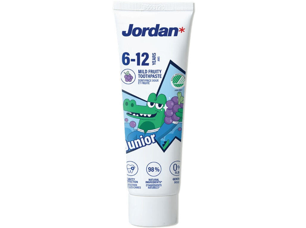 PASTA DE DENTES JUNIOR 6-12 ANOS 50ML JORDAN