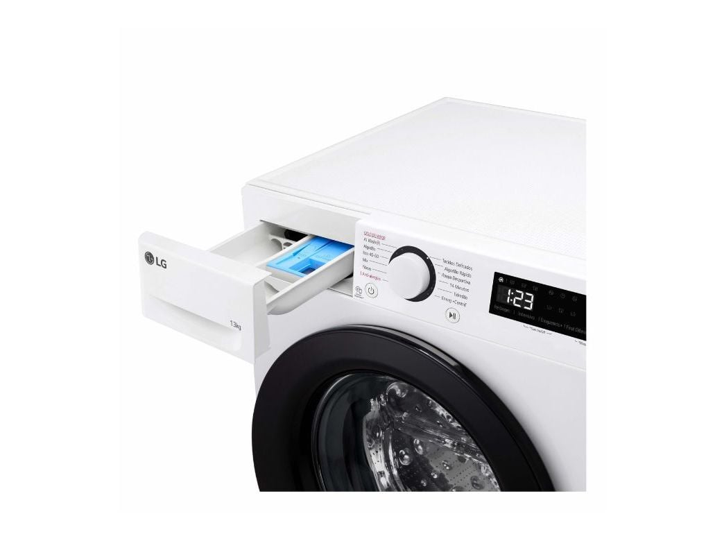 M&Aacute;QUINA DE LAVAR ROUPA LG F4WR5013A6W - BRANCO A 13KG image number 4