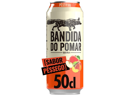 SIDRA BANDIDA DO POMAR PÊSSEGO 0.50L image number 1