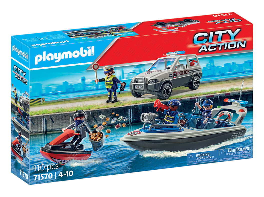 PERSEGUI&Ccedil;&Atilde;O POLICIAL PLAYMOBIL 71570 image number 0