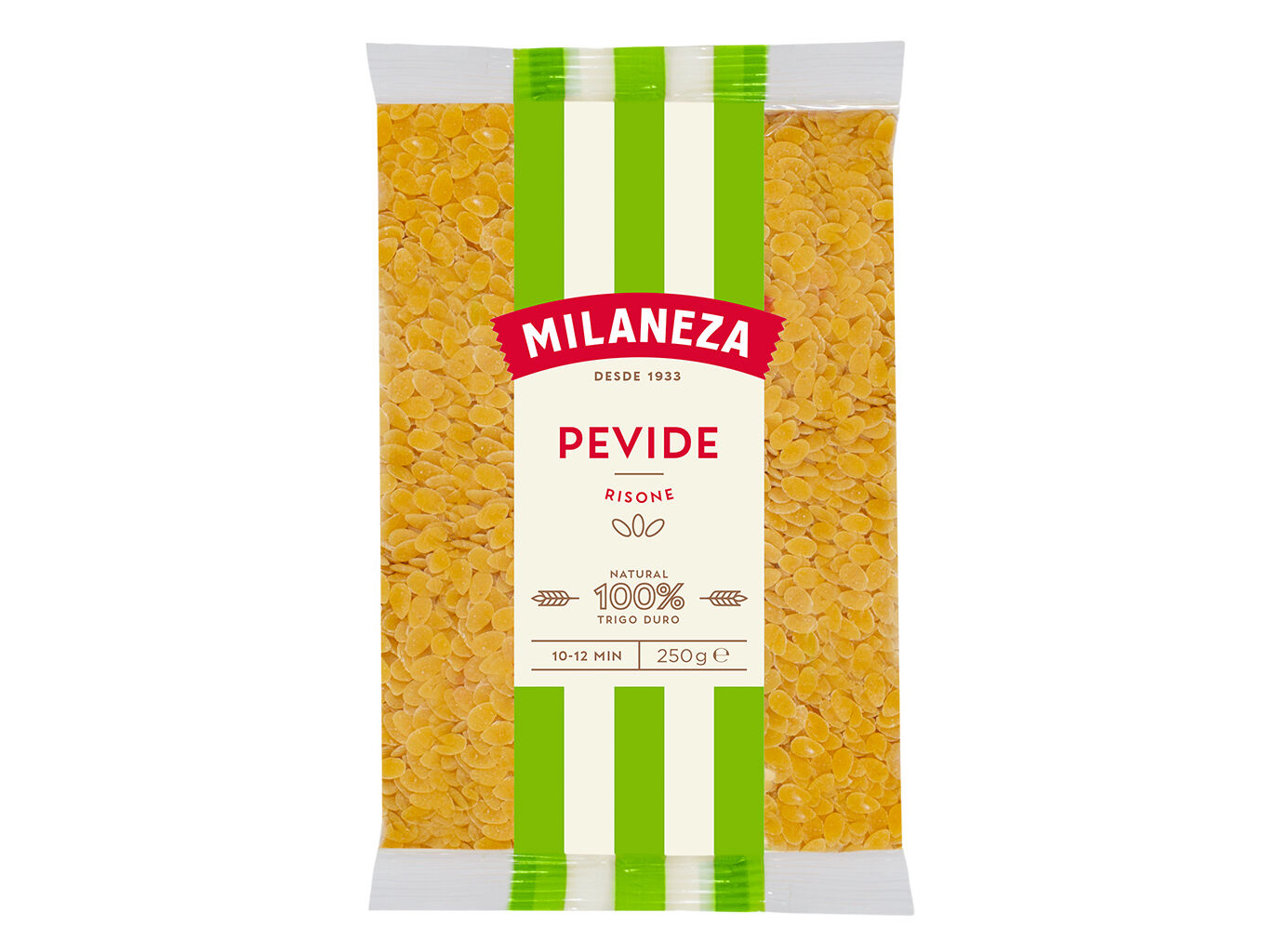 MASSINHAS MILANEZA PEVIDE 250G