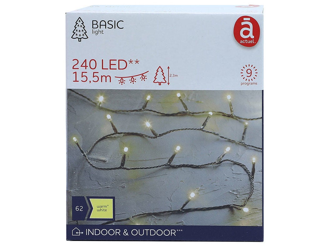 LUZES AMARELAS ACTUEL EXTERIOR 240LED image number 1