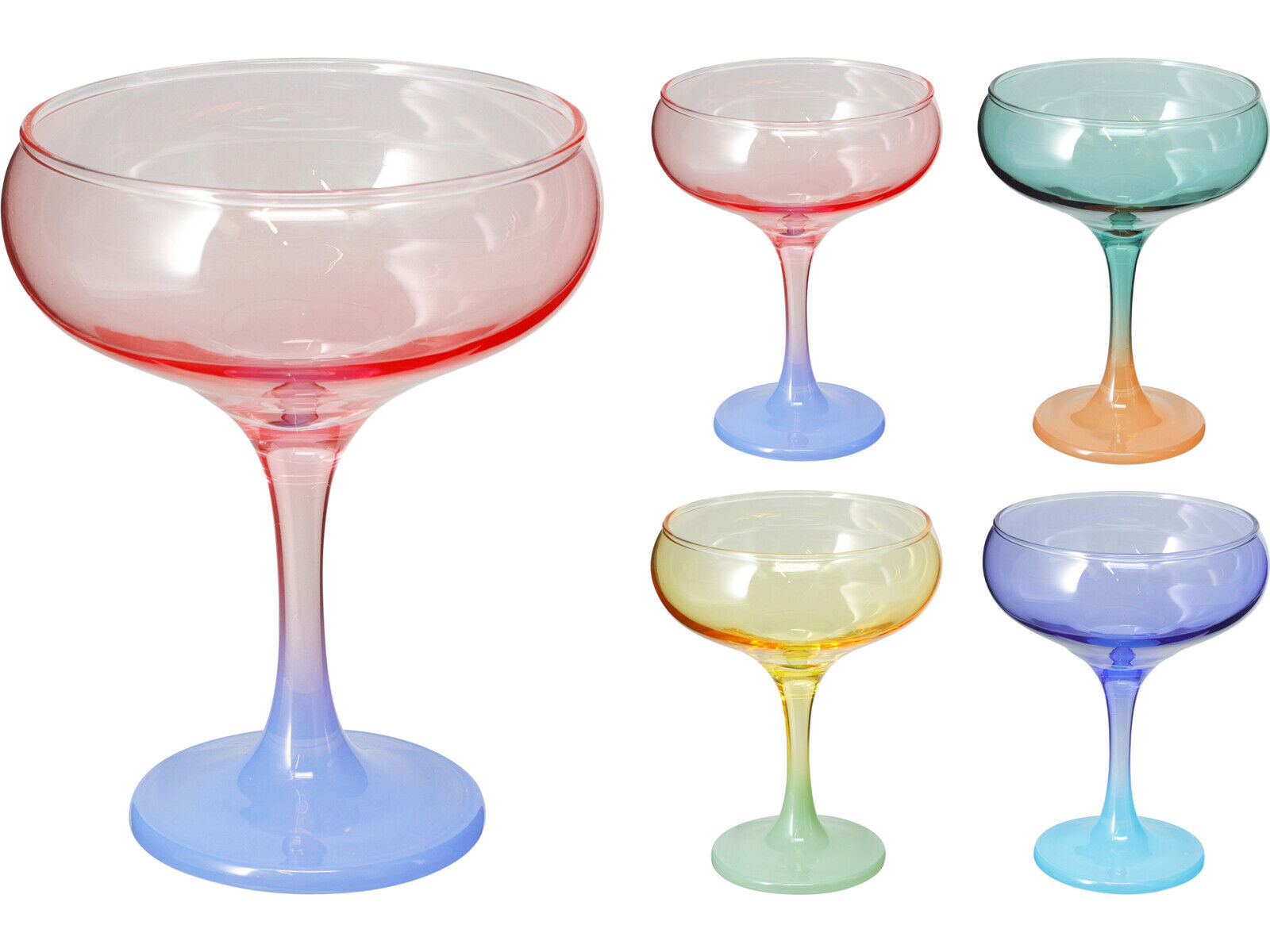 COPO COCKTAIL 2 TONS 270ML CORES SORTIDAS image number 1