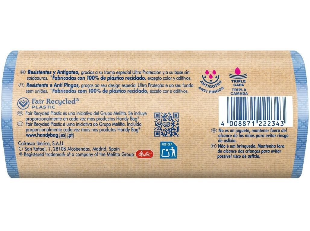 SACOS LIXO HANDY BAG ANTIGOTAS 50L 8UN image number 1