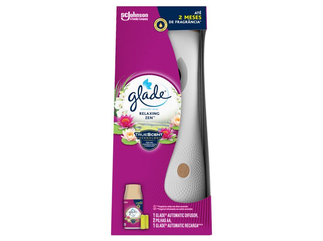 AMBIENTADOR GLADE AUTOMATIC APARELHO ZEN 269ML