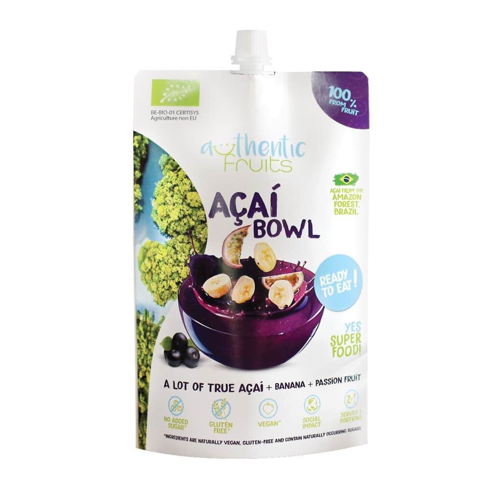 POLPA DE A&Ccedil;AI AUTHENTIC FRUITS BIO 190G image number 1