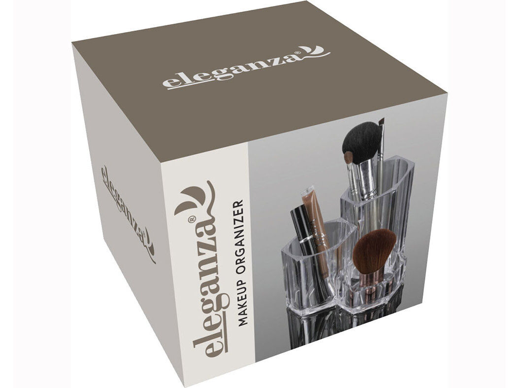 SUPORTE DE MAKE UP ESPELHADO 14X14X12CM