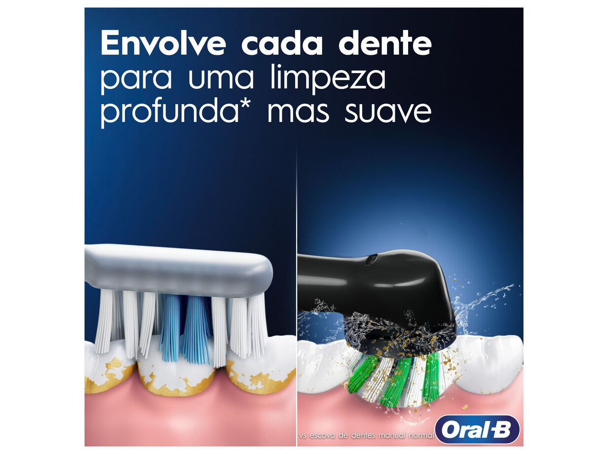 ESCOVA EL&Eacute;TRICA ORAL-B PRETA VITALITY PRO 1UN image number 1