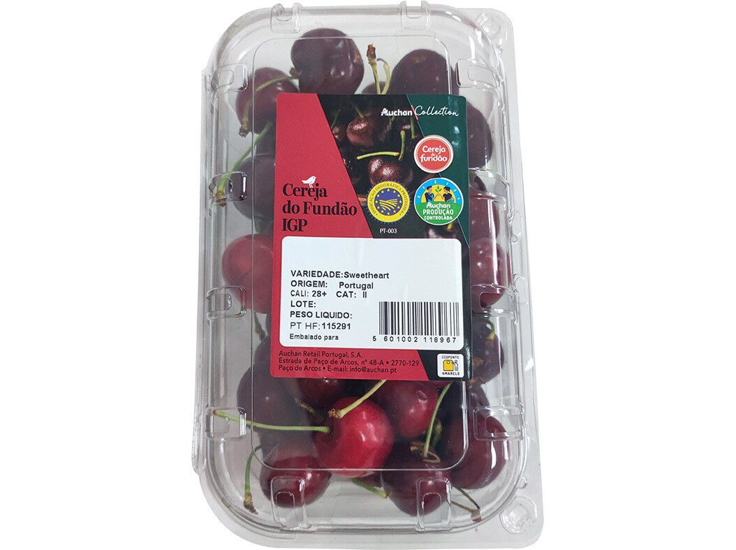 CEREJA DO FUND&Atilde;O IGP AUCHAN COLLECTION COB 400 G
