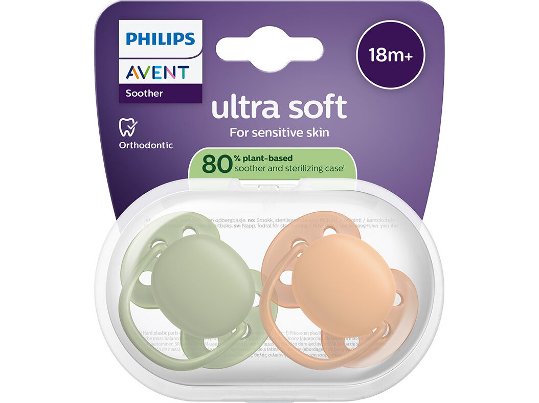 CHUPETA AVENT ULTRA SOFT18M+ LISA VER/LA 2UN image number 0
