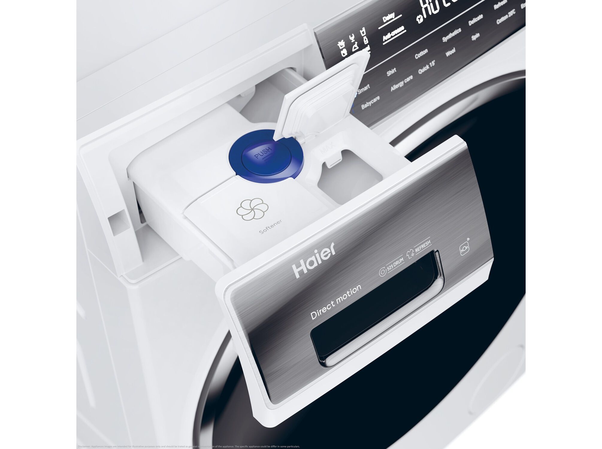 M&Aacute;QUINA DE LAVAR E SECAR ROUPA HAIER HWD10BD14979NUGS (10/6KG D BRANCO) image number 5