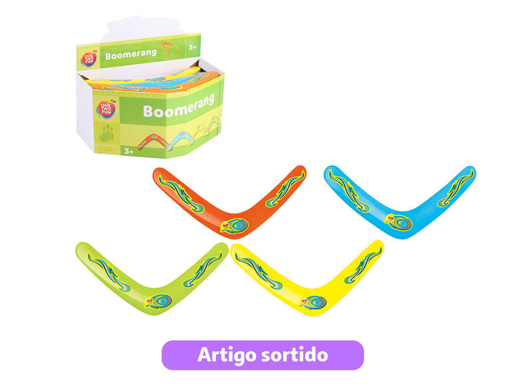 BOOMERANG ONE TWO FUN CORES SORTIDAS image number 0