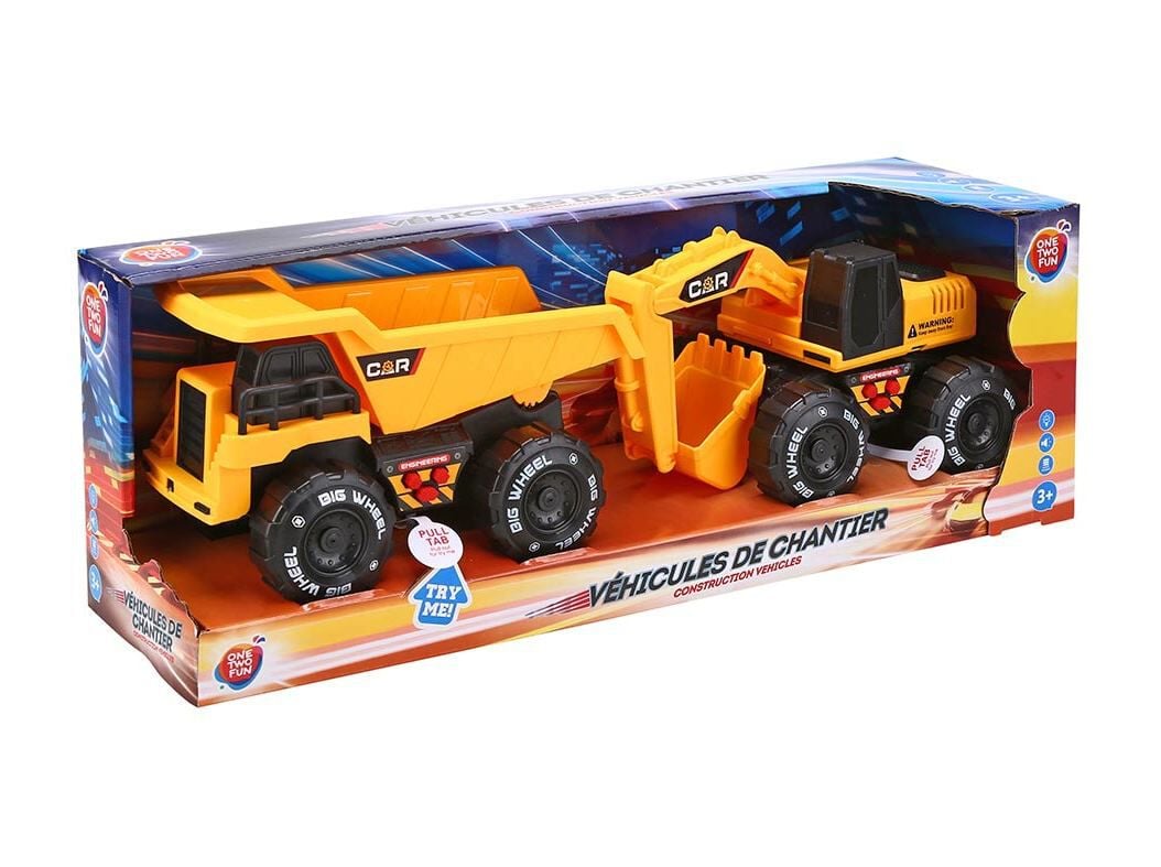 CAMI&Atilde;O CONSTRU&Ccedil;&Atilde;O ONE TWO FUN LUZ E SOM