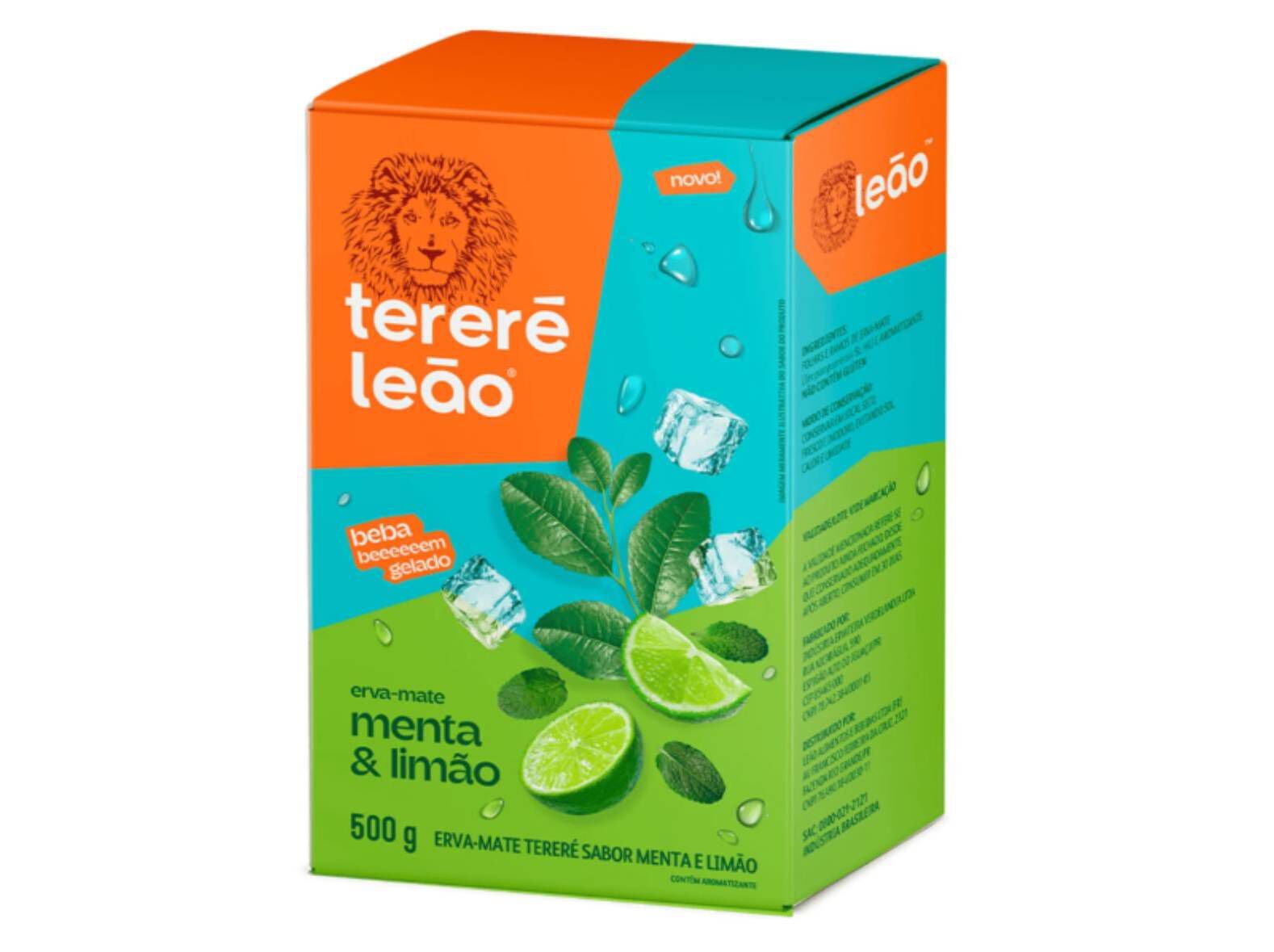 CHA TERERE LE&Atilde;O MENTA E LIM&Atilde;O 500G image number 1