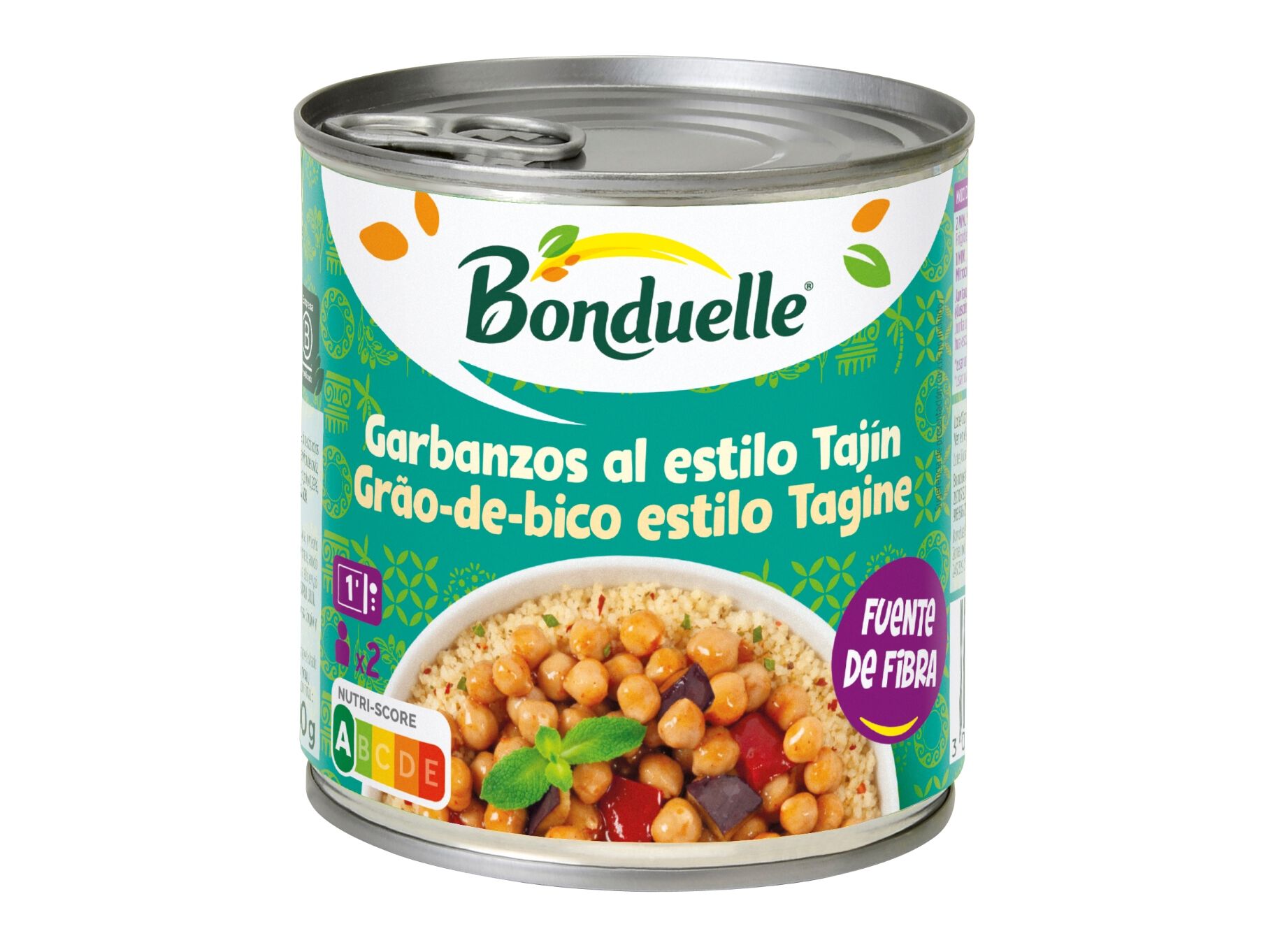 TAGINE DE GR&Atilde;O BICO BONDUELLE 400G image number 0