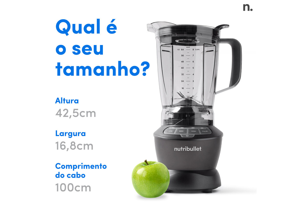 LIQUIDIFICADORA NUTRIBULLET NBF500DG 1200W image number 7