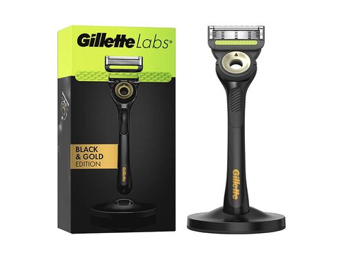 Máquina de Barbear com Barra Exfoliante Gillette Labs (Edição Rose Gold) image number 0