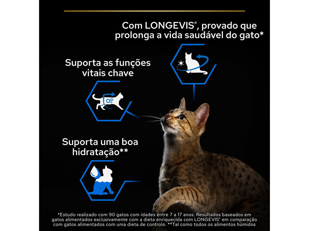 COMIDA H&Uacute;MIDA GATO PRO PLAN S&Eacute;NIOR MOUSSE ATUM 85G image number 4