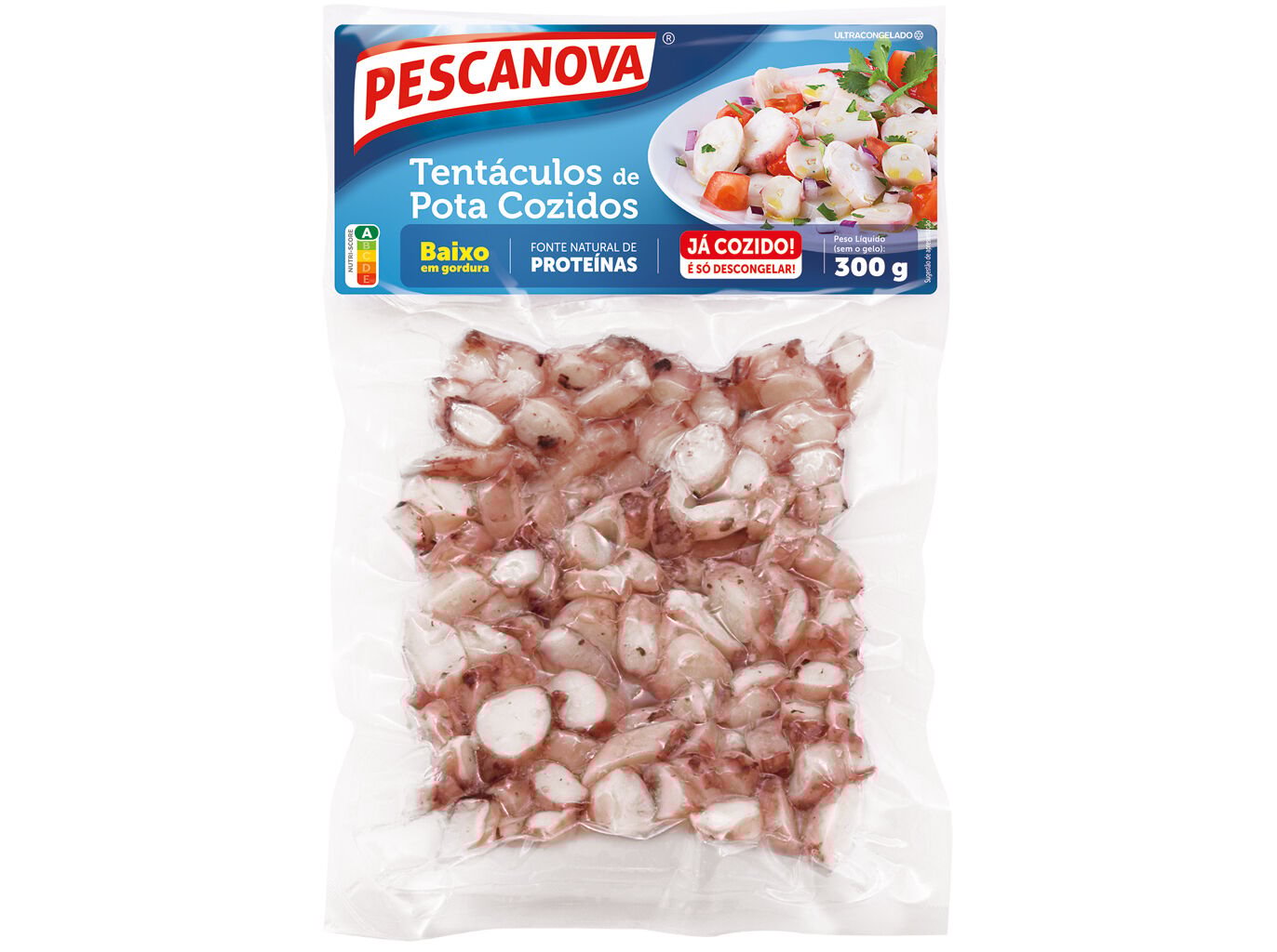 TENTACULOS POTA PESCANOVA COZIDOS 300G image number 0