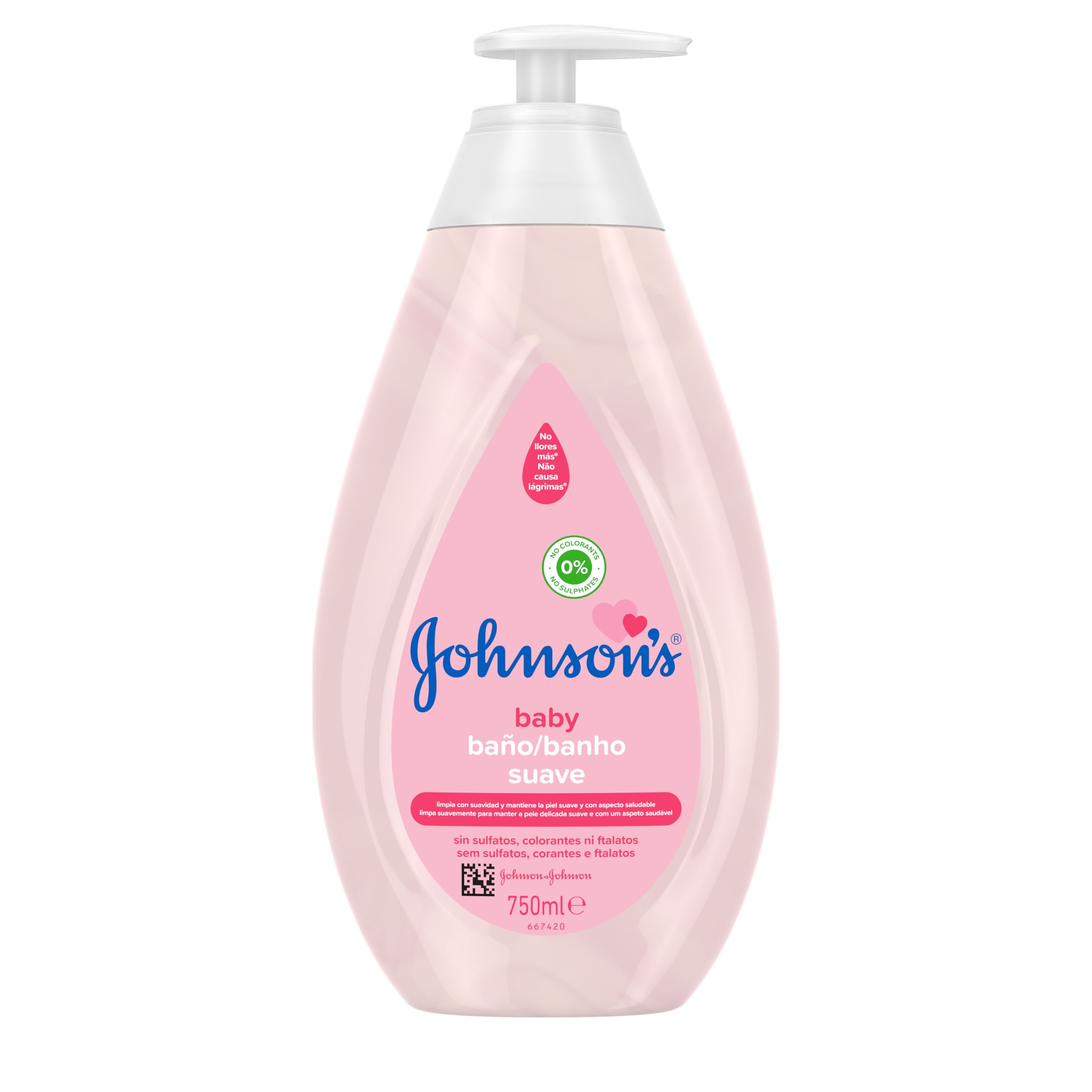 GEL DE BANHO JOHNSON'S BABY SUAVE 750ML
