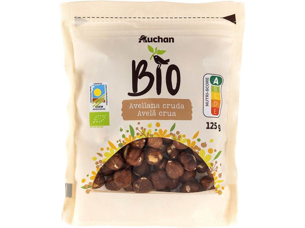 MIOLO DE AVEL&Atilde; AUCHAN BIO 125 G