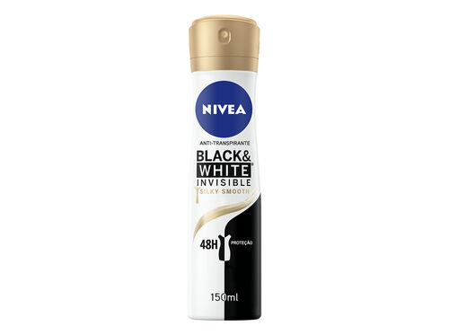 Desodorizante Spray Invisible For Black & White Silky Smooth Nivea
