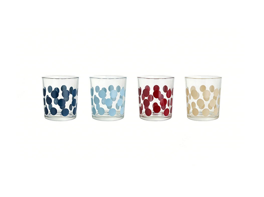 CONJUNTO DE 4 COPOS VIDRO ACTUEL BOLAS 25CL image number 0