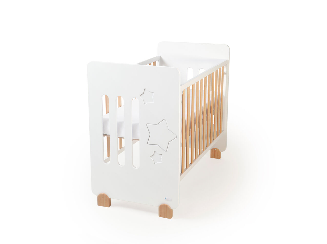 CAMA INTERBABY STAR NATURE BRANCO 60X120CM