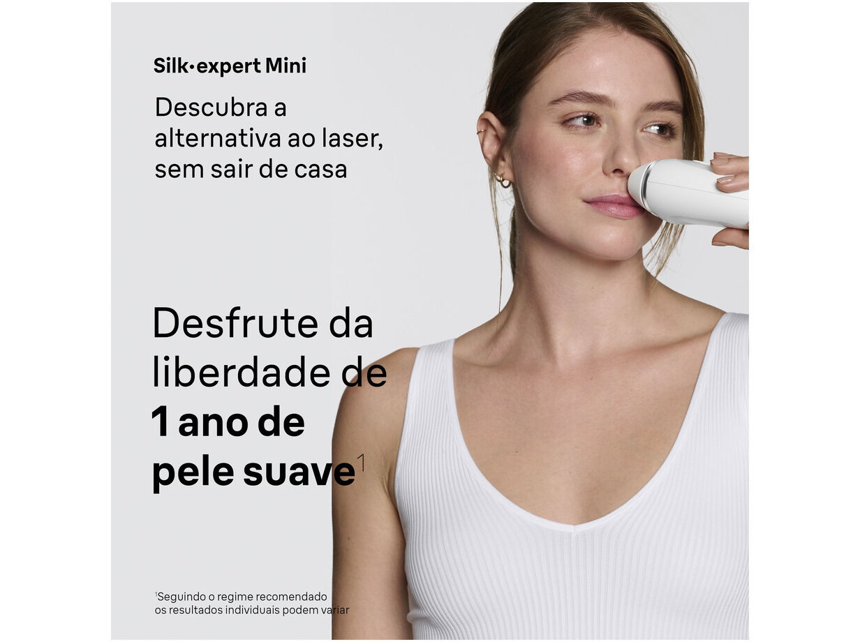 DEPILADORA LUZ E LASER BRAUN S1 PL1114 BRANCO SILK&middot;EXPERT image number 1