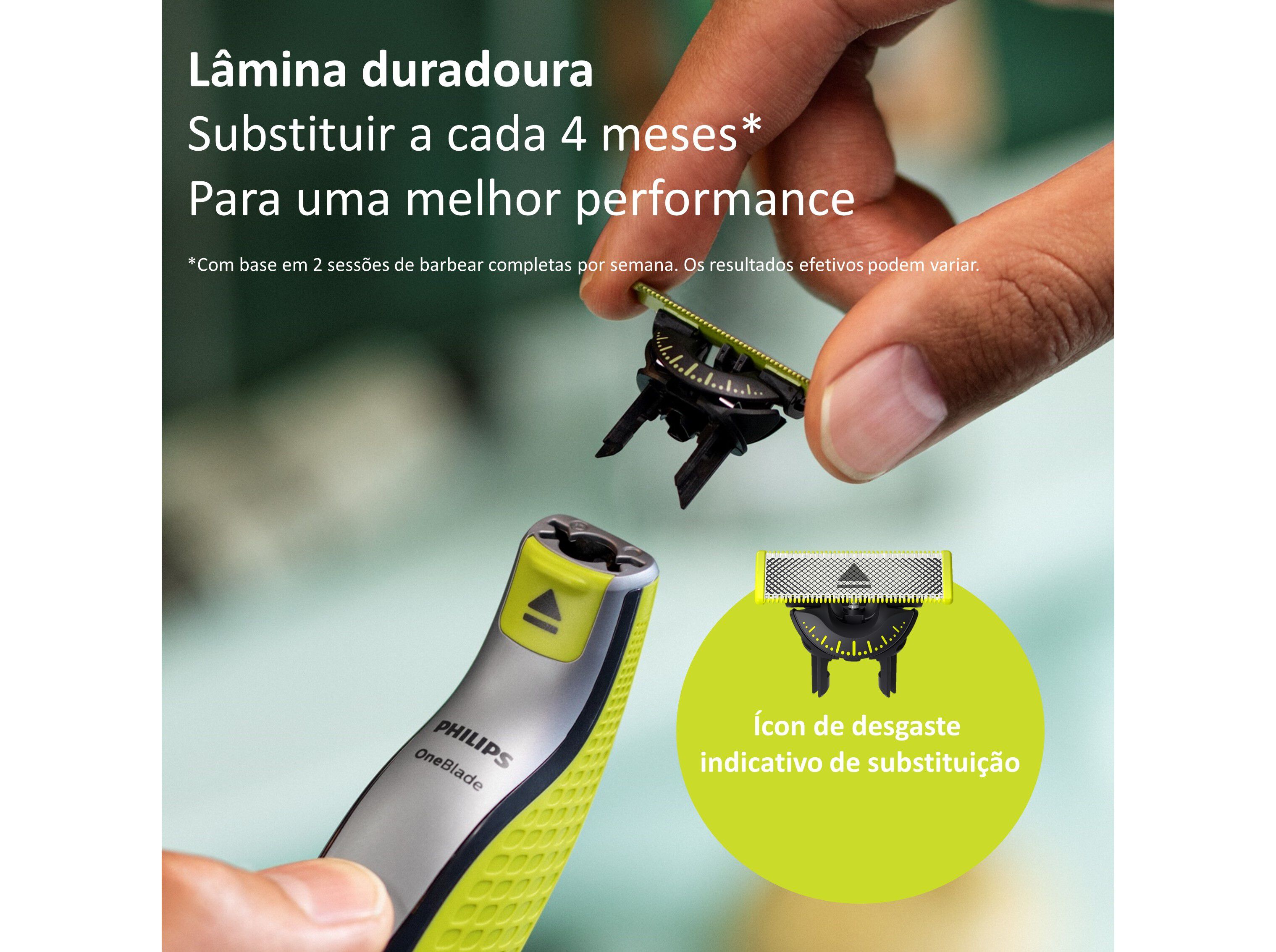 PACK 3 L&Acirc;MINAS BARBEAR PHILIPS ONE BLADE 360 QP430/50 image number 3