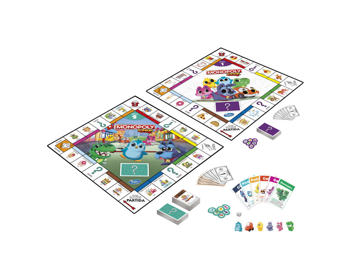 JOGO MONOPOLY JUNIOR 2 EM 1 image number 1