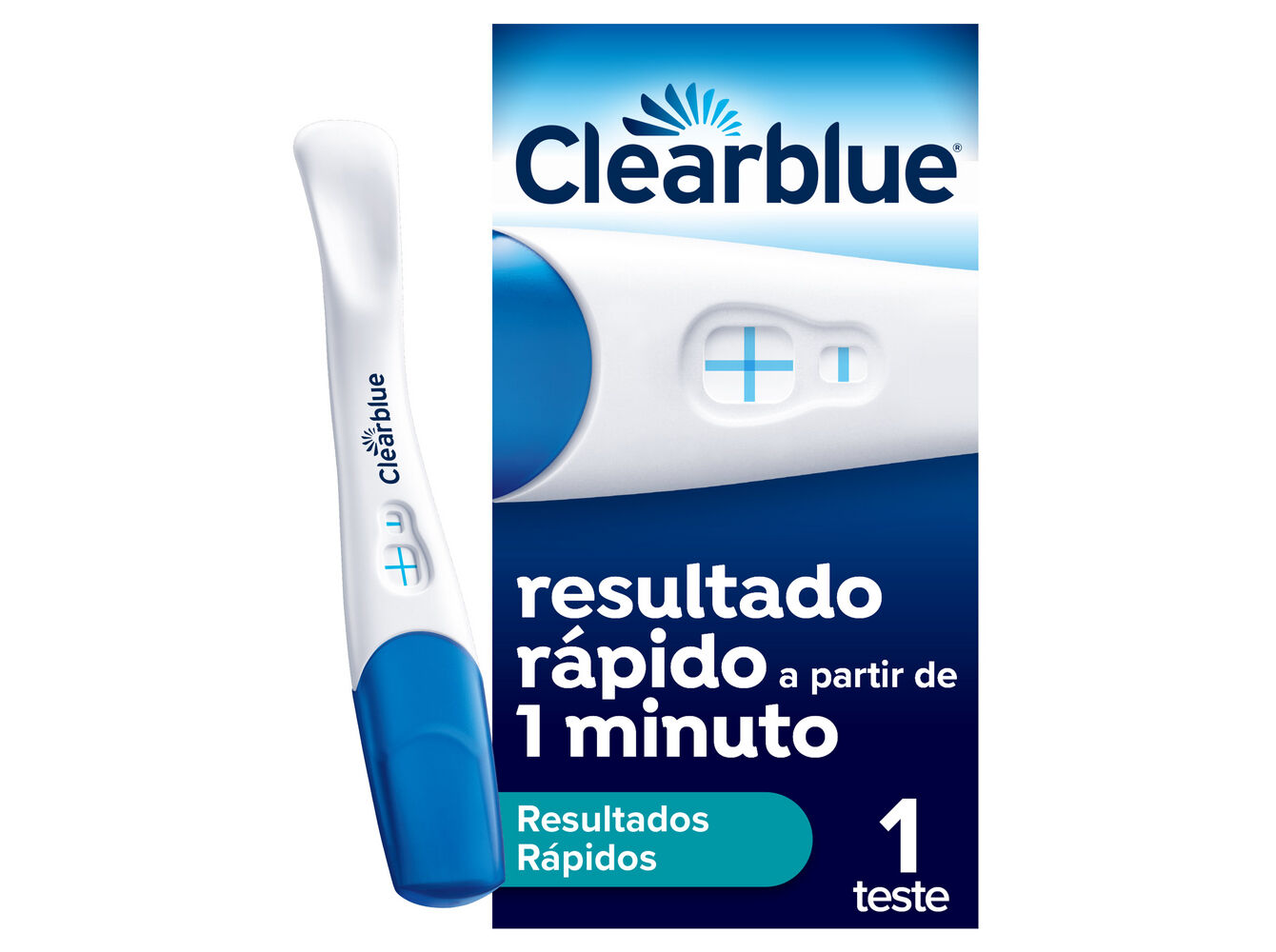 TESTE CLEARBLUE GRAVIDEZ 1 MINUTO