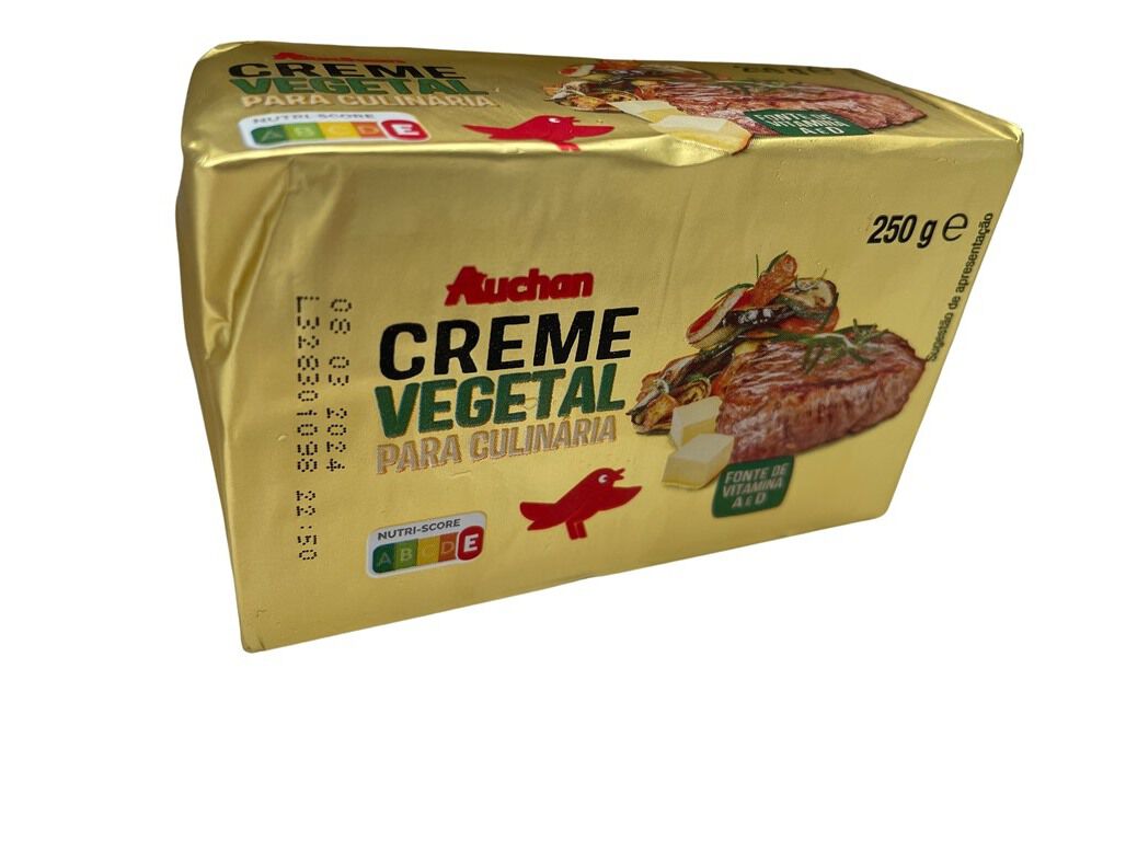 CREME VEGETAL AUCHAN CULIN&Aacute;RIA 250G