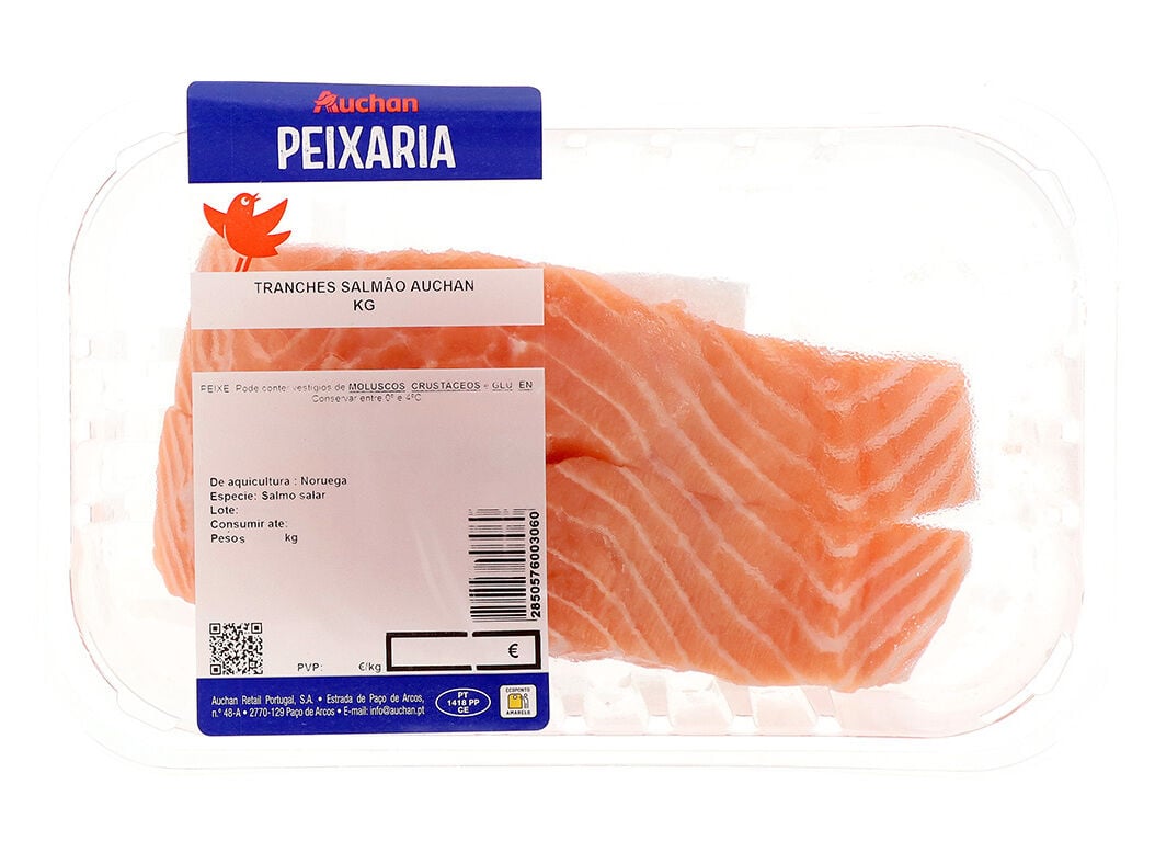 TRANCHES SALM&Atilde;O AUCHAN KG