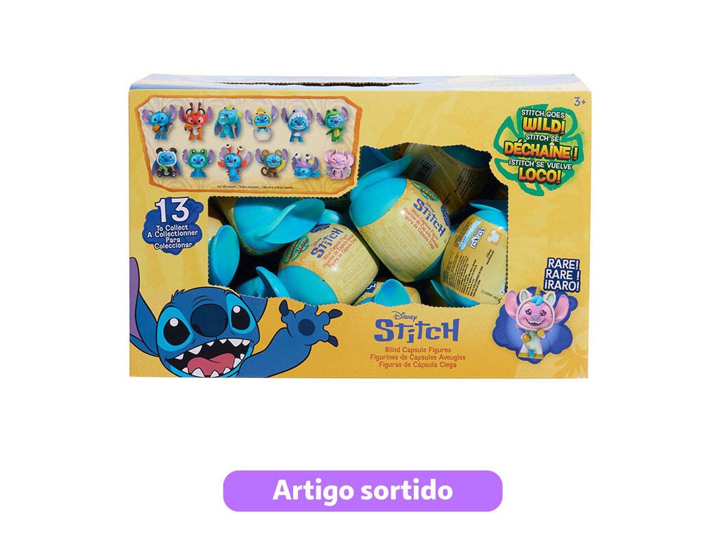 C&Aacute;PSULAS COLECION&Aacute;VEIS STITCH MODELOS SORTIDOS