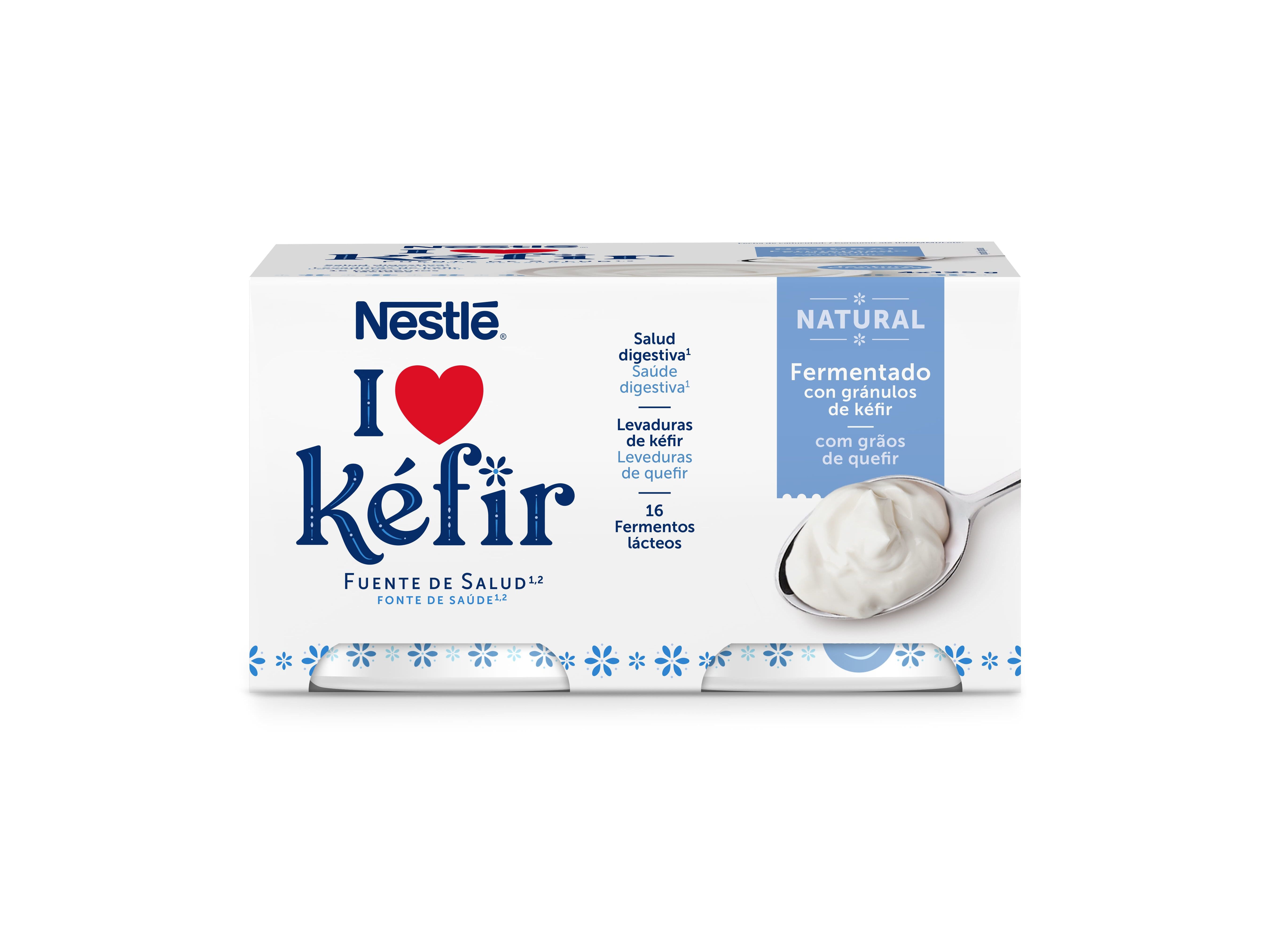 IOGURTE KEFIR S&Oacute;LIDO NESTL&Eacute; NATURAL 4X125G image number 0