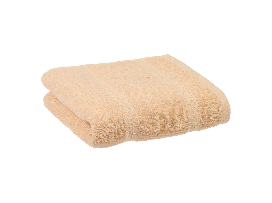 LEN&Ccedil;OL DE BANHO COM LINHA ACTUEL BEGE 400G 100X150CM